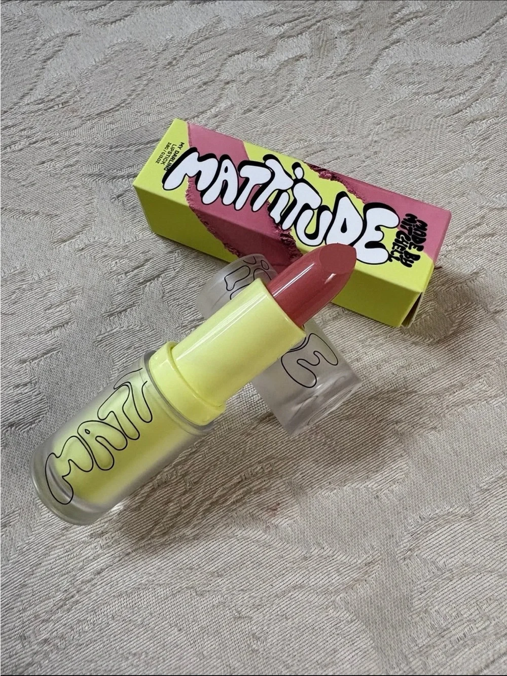 Made by Mitchell Hollipop Mattitude Lipstick in My Darling BNIB